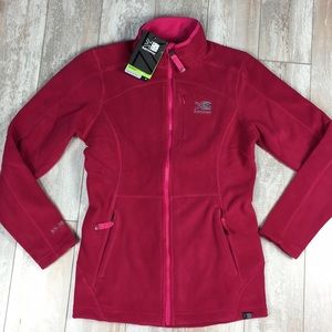 Karrimor NWT Girls Pink Fleece zip up Jacket